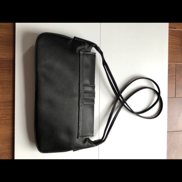 Mini bag Tommy Hilfiger black satine - Picture 2 of 5